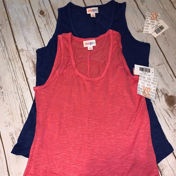 LuLaRoe Tops - LuLaroe brand new tank top bundle size xs